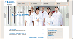 Desktop Screenshot of karl-olga-krankenhaus.de