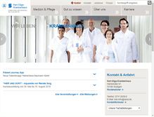 Tablet Screenshot of karl-olga-krankenhaus.de